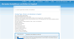 Desktop Screenshot of kontaktlinsen.im-angebot.ch