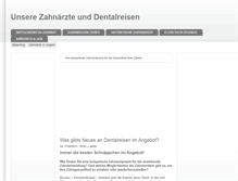 Tablet Screenshot of dentalreisen.im-angebot.ch